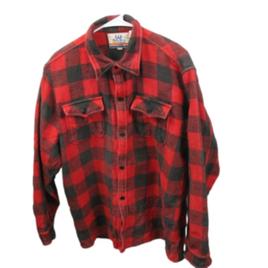 Mark's Work Wearhouse Men's Red/Black Heavyweight Flannel Size XL